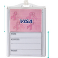 The Motion Bag Tag w/ Pink Ribbon Background